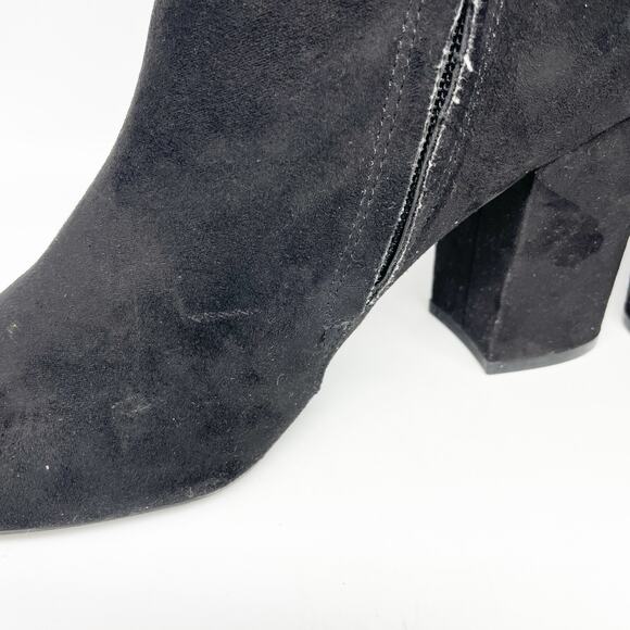 Kenneth Cole Reaction Women's Corie Lace Heeled Boots Black Suede Size 9B - Picture 14 of 15